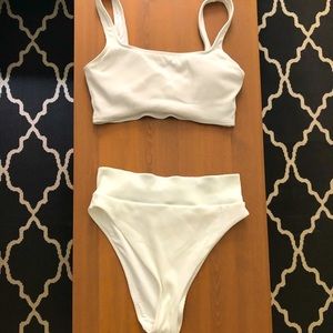 Aerie swim high waist cheeky bottoms BNWT